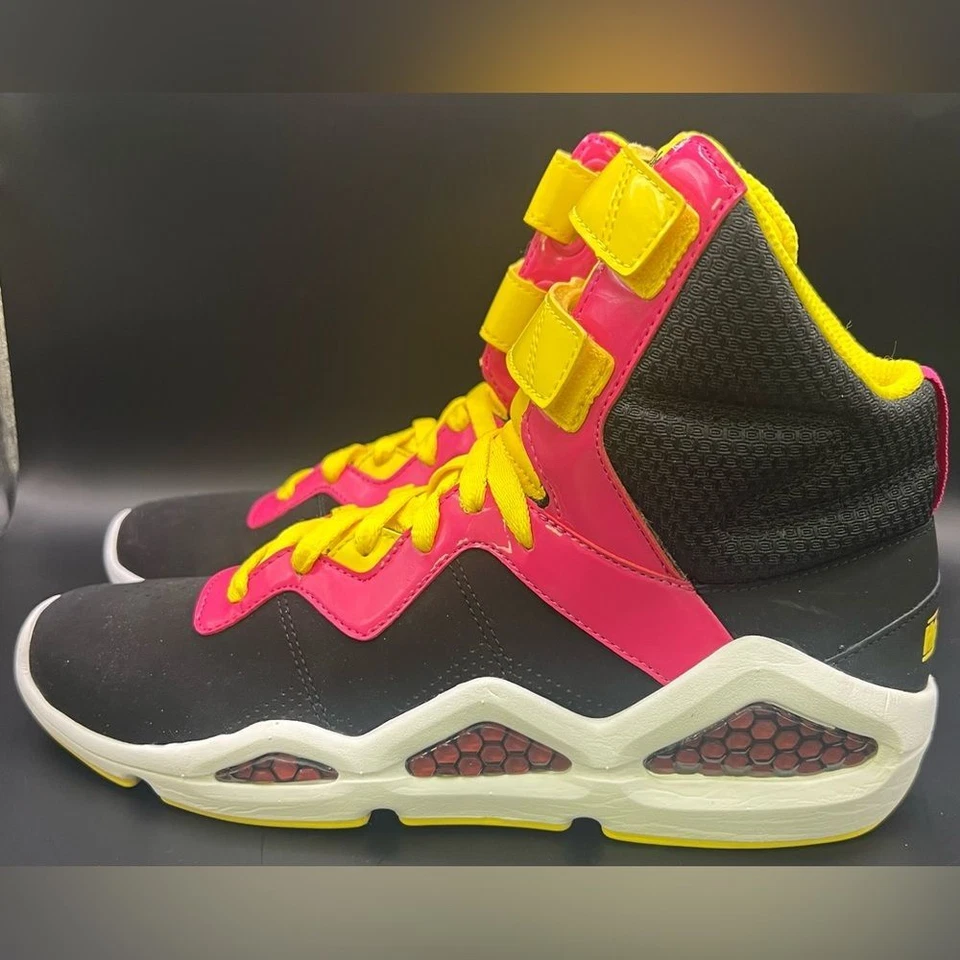 Zapatillas altas Reebok - Chi-Kaze, talla: 9, nuevas con etiquetas - amarillas/negras/rosa también Foto 2 de 4