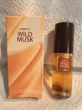 Vintage Wild Musk Cologne Spray by Coty 1.5 FL OZ