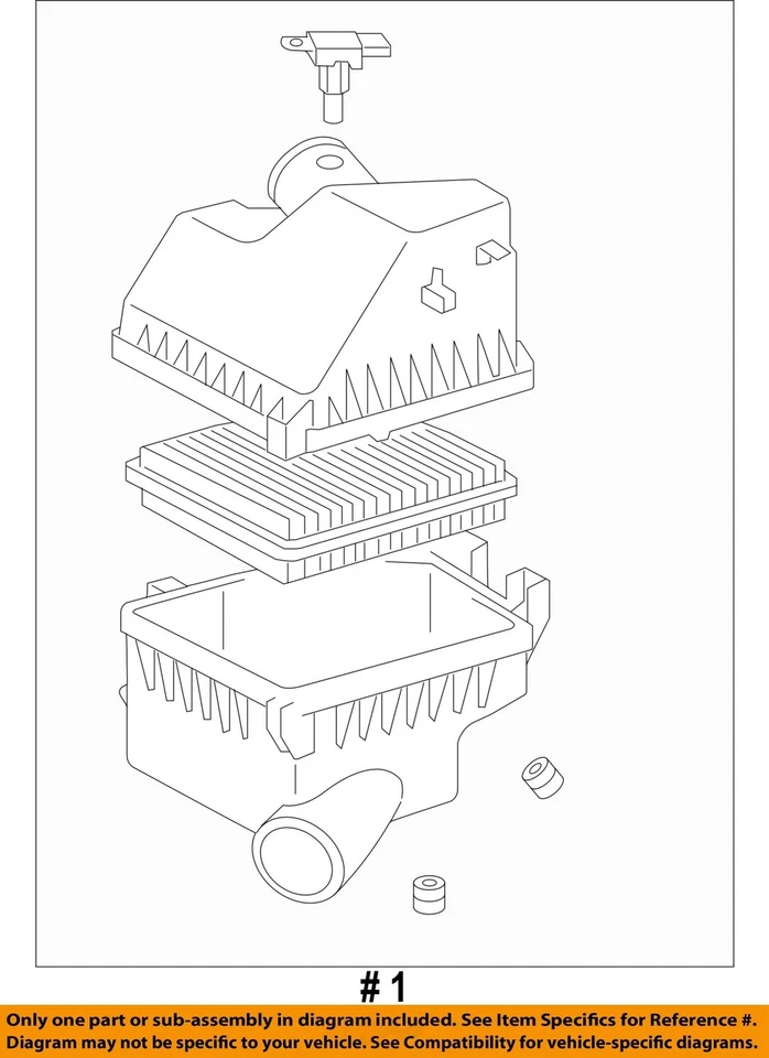 Used Air Cleaner Assembly fits: 2007 Toyota Rav4 4 cylinder 2ARFE engine Grade A - Изображение 4 из 4