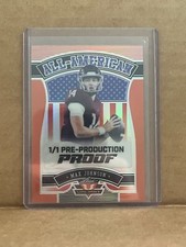 Max Johnson Leaf Football 1/1 Pre Production Proof