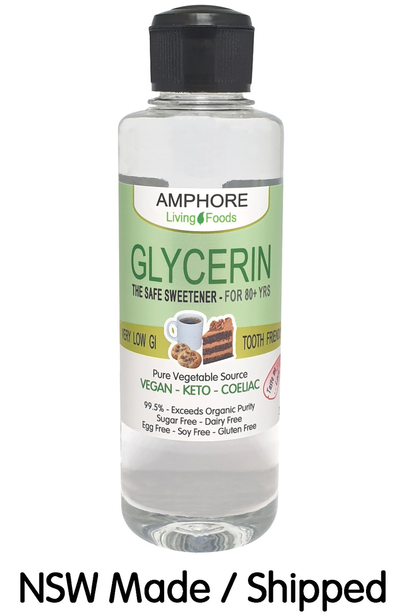 Pure Vegetable Glycerine / Glycerin USP, (Food & Pharma. Grade), 320g  (250ml)