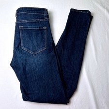 Vervet Women High Rise Skinny Jeans Dark Wash Size 26/2 Stretch Classic Casual
