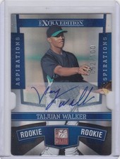 2010 Taijuan Walker Elite Extra ASPIRATIONS ROOKIE AUTO /100 - #163 Mariners