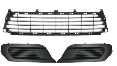 SET Lüftungsgitter GITTER Stoßstange vorne Für RENAULT FLUENCE 2013 - 2016