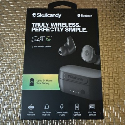 Skullcandy SESH XT EVO True Wireless Bluetooth Earbuds-BLACK