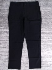 Weatherproof Vintage Men's Pants 34 Black Hybrid Tech Flex Waist 34x29.5