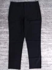 Weatherproof Vintage Men's Pants 34 Black Hybrid Tech Flex Waist 34x29.5