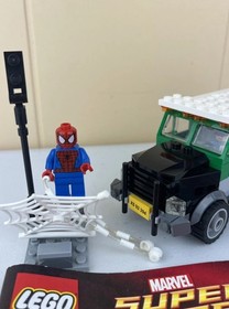Lego 76015 Spider Man-Doc Ock Truck Heist Marvel heroes W/manual Incomplete Read