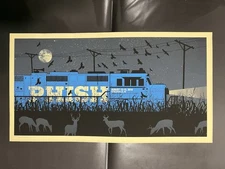 Phish Poster 2010 Deer Creek Noblesville IN Signed #215/1000 Methane Not Pollock