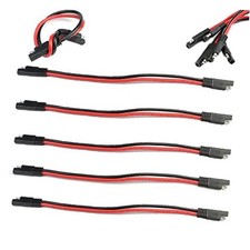 5 Pack 2 Pin Quick Disconnect Polarized Wire Harness SAE Copper 12 Gauge