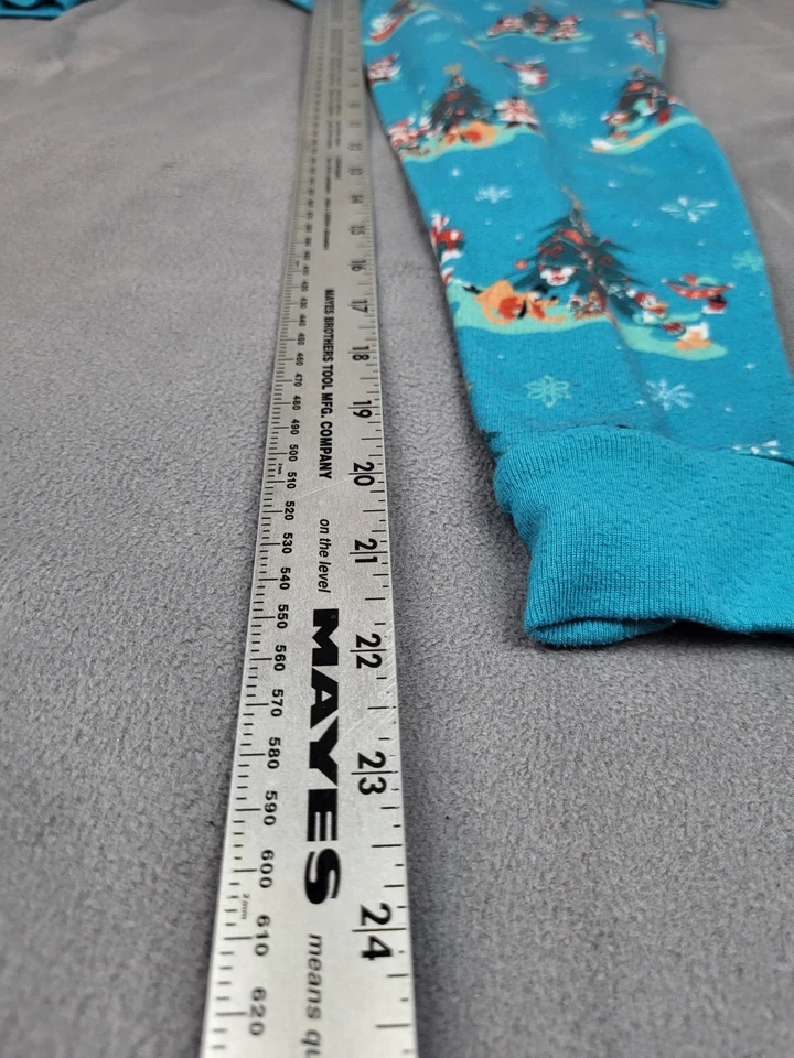Disney Pijama Mono Niño 7 Azul Ligero Cremallera Completa Sudadera con Capucha Navidad AOP Foto 3 de 4