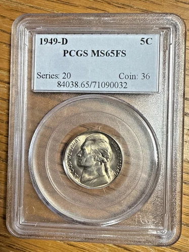 1949-D Jefferson Nickel — photo from the most recent tracked eBay sale