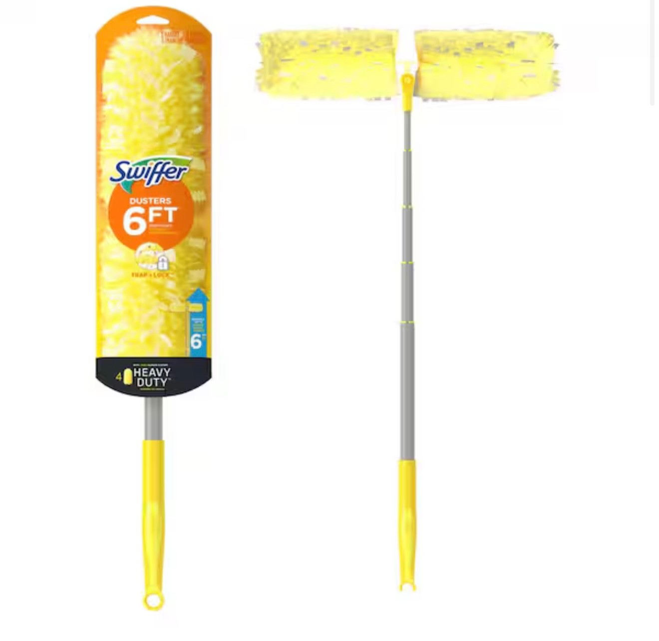 Cleaning Kit W/ 6ft Extendable Pole + 4 Refills
