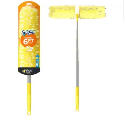 New Swiffer Dusters Cleaning Kit w/ 6ft Extendable Pole + 4 Refills