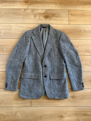 1950s Vintage Harris Tweed Scottish Wool USA Made Blazer Jacket