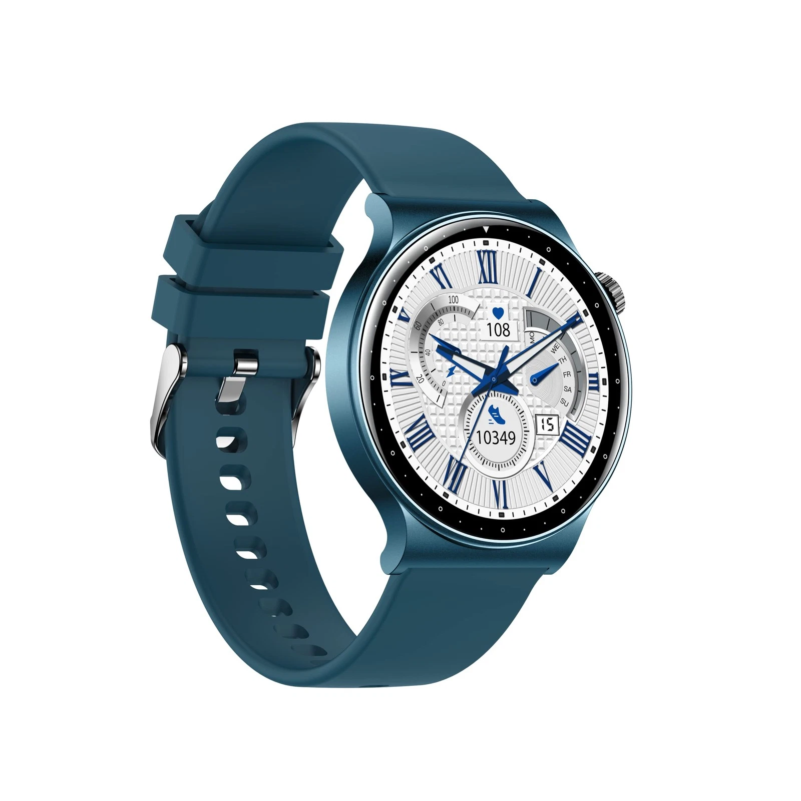 Q8 Smartwatch For Men & Women 1.28 Touch Screen Fitness Tracker IP67 Waterproof