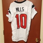 Davis Mills Houston Texans Signed #10 White Football Jersey NFL XL beckett COA — photo 1