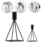 2pcs Black Metal Taper Candlesticks Creative Kerzenhalter Wohnkultur