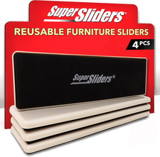 Supersliders Reusable Furniture Movers for Carpeted Surfaces – Move Heavy Furnit
