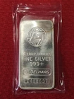 Engelhard .999+ Fine 10oz Silver Bar "C" Prefix Ser C488637 Most of Plastic Seal