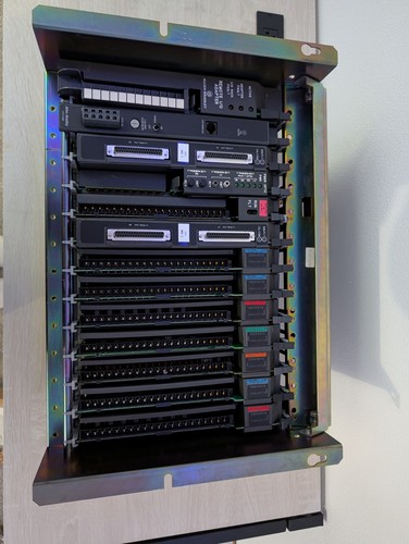 Allen-Bradley 1771-A3B 12-Slot PLC Chassis with Remote I/O Adapter – Series B