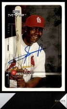 1999 Upper Deck MVP #171 Edgar Renteria Auto Signed IP  St. Louis Cardinals
