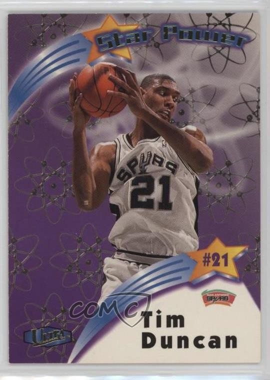 1997-98 Fleer Ultra Star Power Tim Duncan #18SP Rookie RC HOF