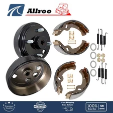 Rear Brake hub Drums Brake Shoe Spring Kit For EZGO TXT 1996-UP Golf Carts New