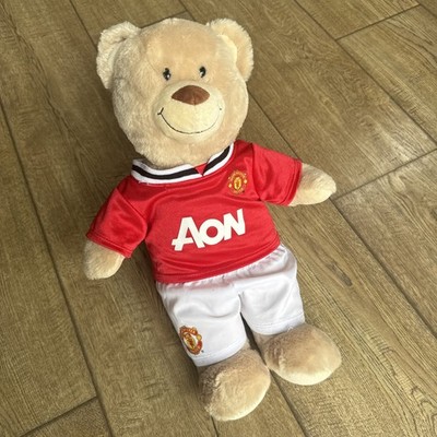 Build A Bear Workshop Teddy in Manchester United FC Trikot, Man Utd Football Strip