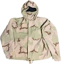 Overgarment Chemical Protective Desert Camo Hooded Jacket NFR Medium Regular