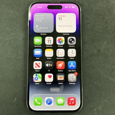 Apple iPhone 14 Pro - 128 GB - Purple (Unlocked) Battery 82%