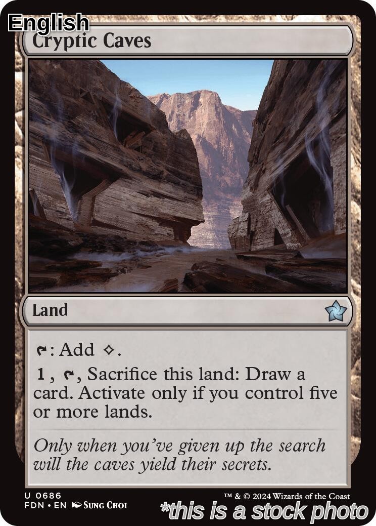 Cryptic Caves (0686) [FDN - 686MagicNMUncommonEN