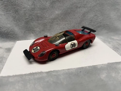 VTG CORGI TOYS 1/43 FERRARI 206 DINO SPORT RACE CAR RED MADE IN GT BRITAIN VF