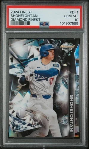 2024 Topps Finest Diamond Finest Shohei Ohtani PSA 10
