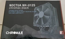 Noctua NH-U12S chromax.Black, 120mm CPU Cooler Complete w/ Box