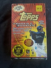 Topps Traded&Rookies Unopened Box 2001: 50th Anniversary Celebration