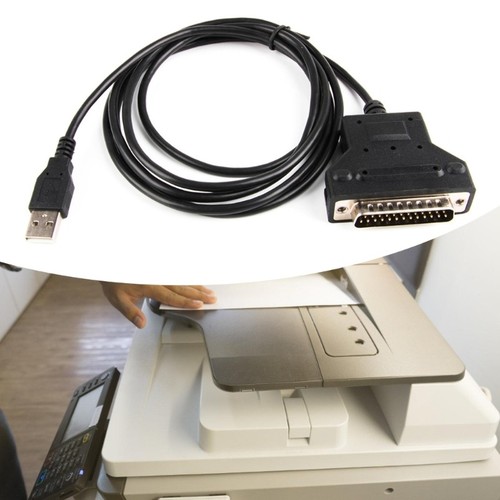 USB to DB25 25Pin RS232 Connector Cable for Vintaged Printers Industrial Devices - Photo 2/8
