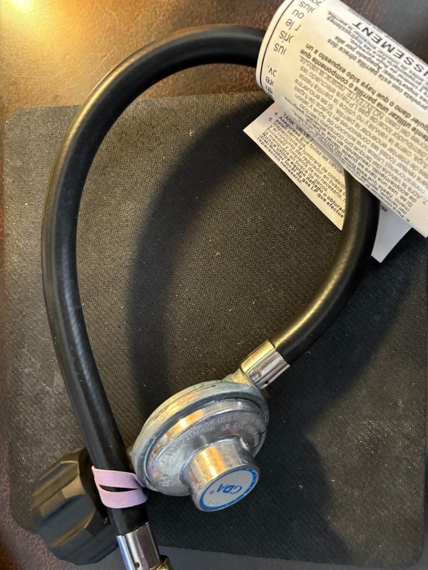 NEW LP COMPLETE GAS CONNECTION WITH REGULATOR