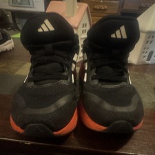 adidas Duramo SL2 Unisex Kids Black/Orange/White Mesh Sneakers US 3.5