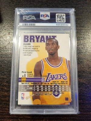 1997 Skybox Z-Force Kobe Bryant #88 PSA 9 Mint Basketball Card | eBay