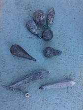 Fishing Weights Drop Shot X8 Total 1.5kg