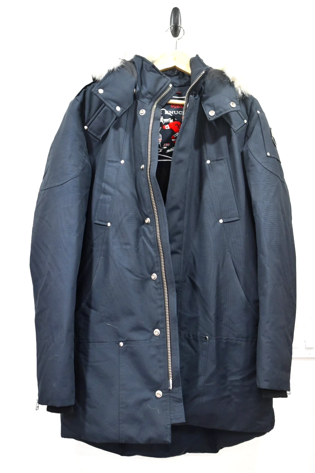 *RARE* Moose Knuckles Stirling Parka, Genuine Fox Fur, Made in Canada - product detail image 1