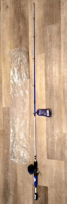 NEW Agility Gel Tech Push Button Fishing Rod   Lightweight & Responsive