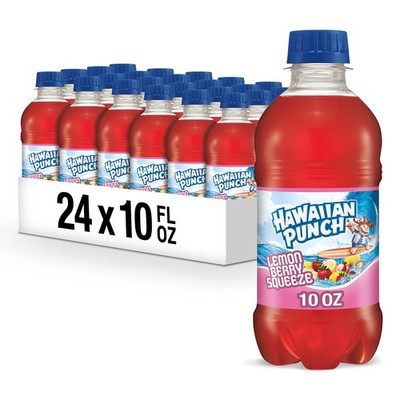 Hawaiian Punch Lemon Berry 10 Fl Oz (Pack of 24), Squeeze