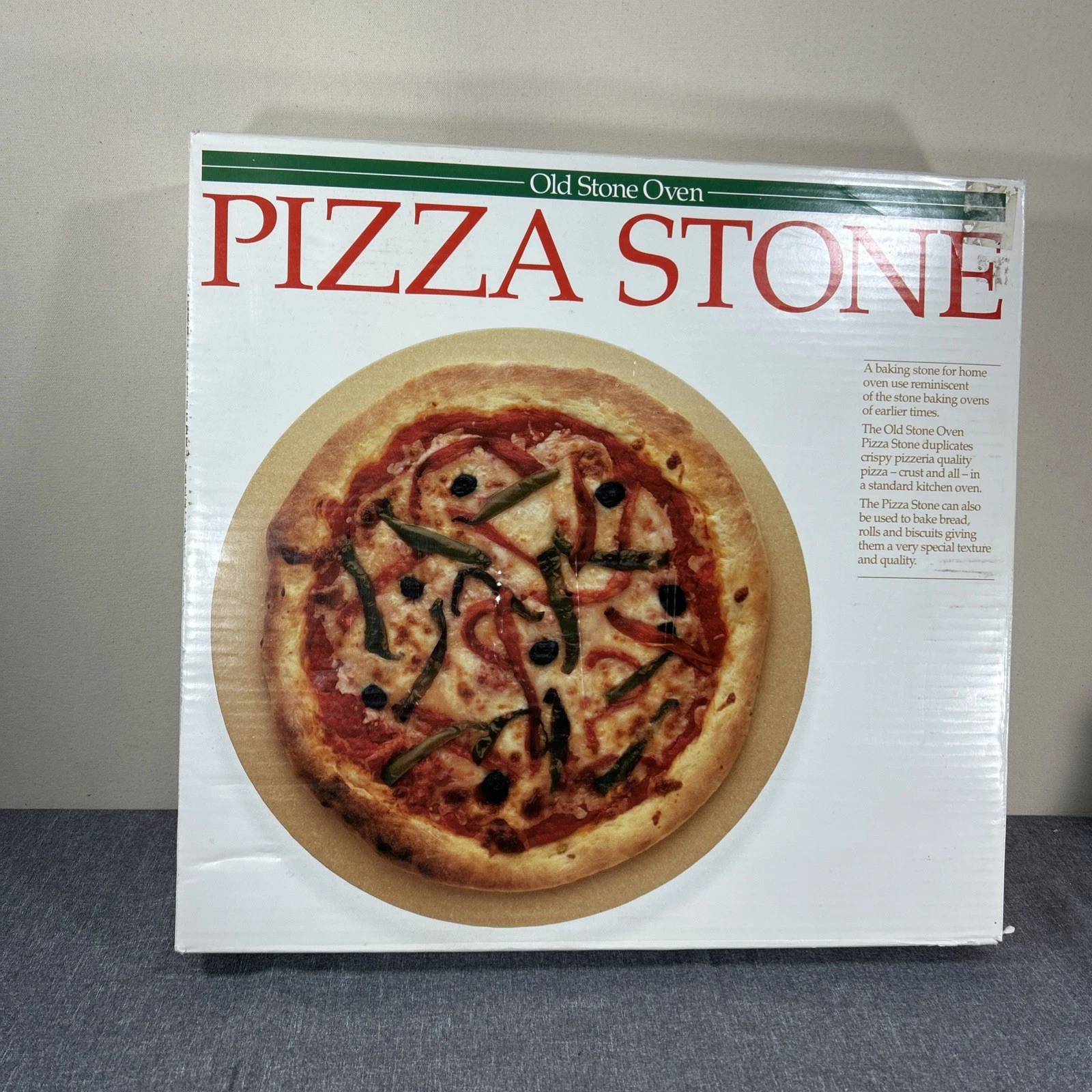 Old Stone Oven Round Pizza Baking Stone Natural Clay 16” Inches Heavy Duty
Opens in a new window or