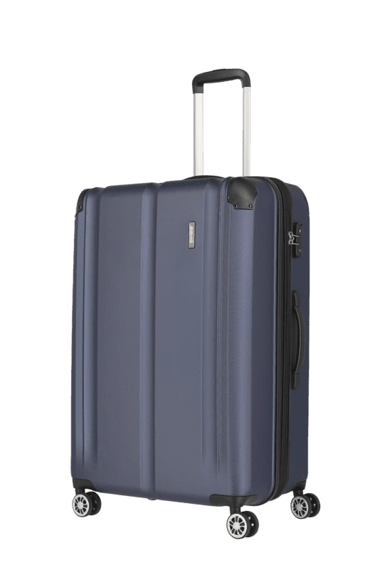Travelite Koffer CITY L Trolley (77x49x32/35cm) 113-124L Blau 073049-20 | NEU  - Bild 2 von 4