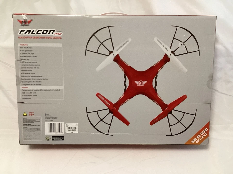 Sky Rider Falcon Pro Quadcopter Drone W/ Video Camera - Image 2 of 4