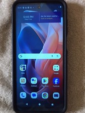 New Motorola Moto G play Android Phone w/ Hard Case locked to Tracfone
