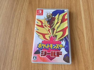Nintendo Switch Pokemon Shield Japan Complete with Cartridge and Case used Game