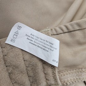 Vintage Subtract Shapewear Nude Dress Strapless Slip Underwire 38C w/ Snaps